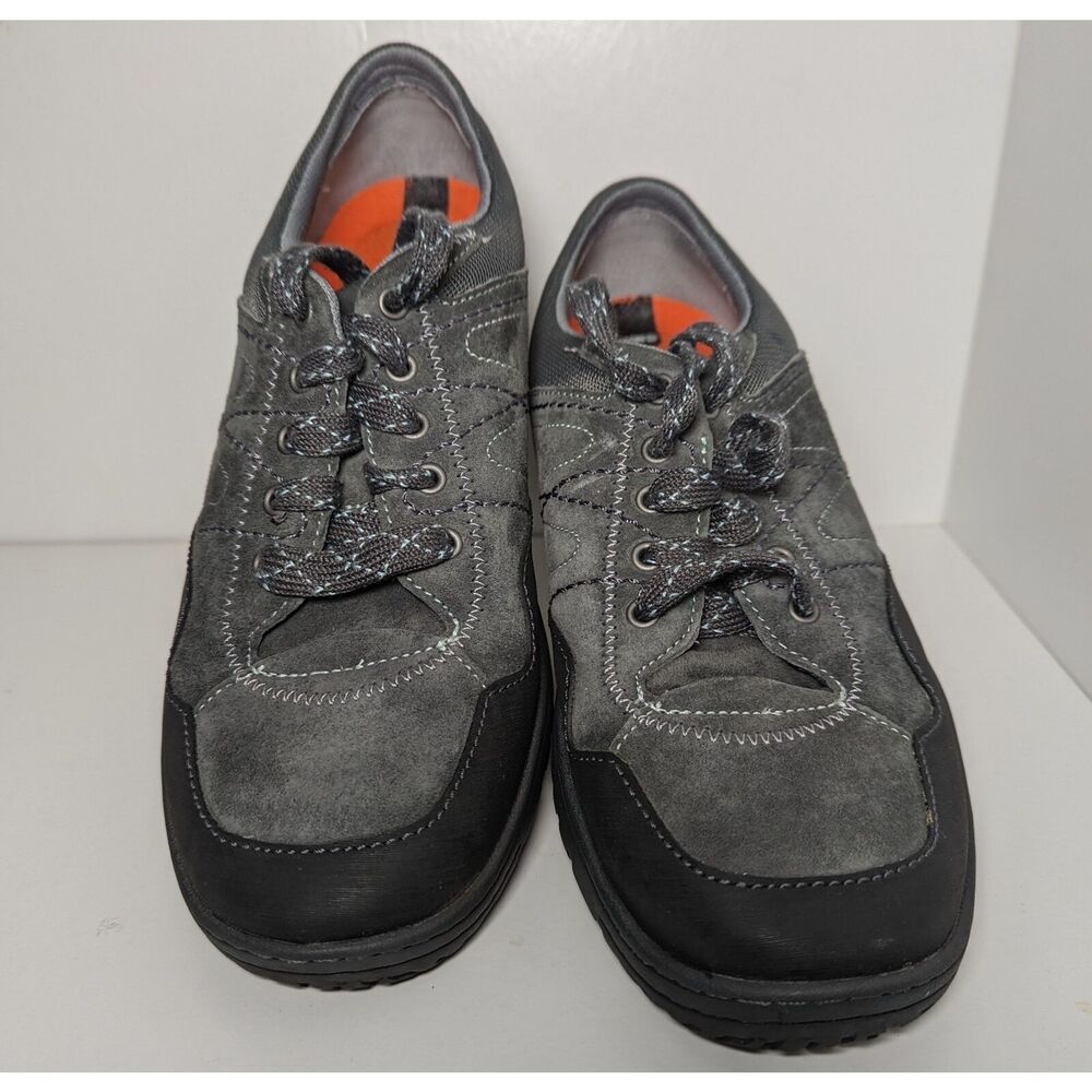 Merrell Shoes Women 9 Albany Lace Sneaker Lifestyle Active Leather Sport Granite